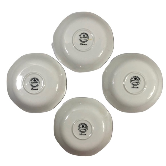 ADAMS Ironstone Lancaster Set of 4 Teacups & Saucers Made in England - Picture 5 of 12